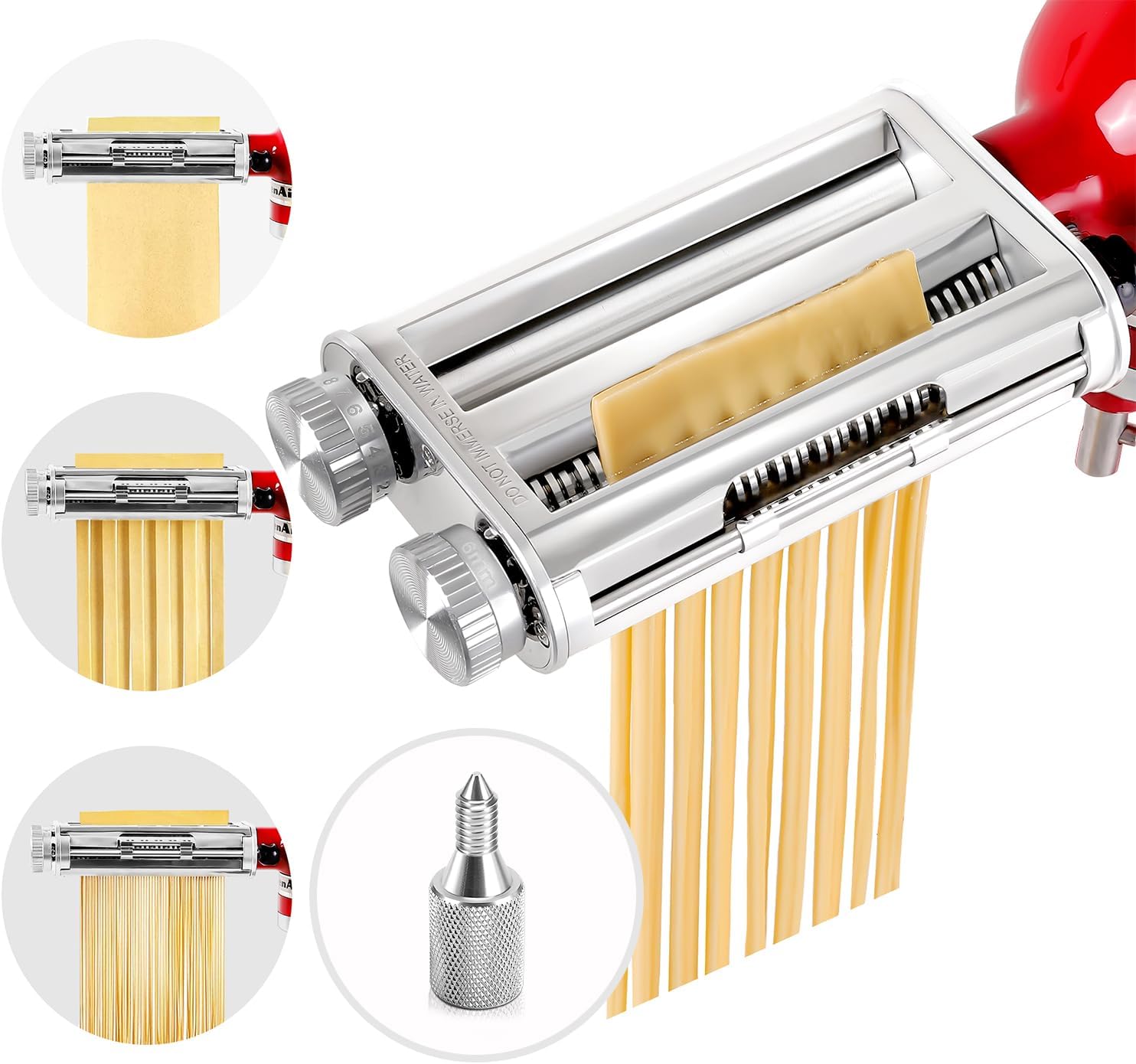Kitchen Appliances Commercial - KitchenAid Mixer 3-in-1 Pasta Roller Cutter