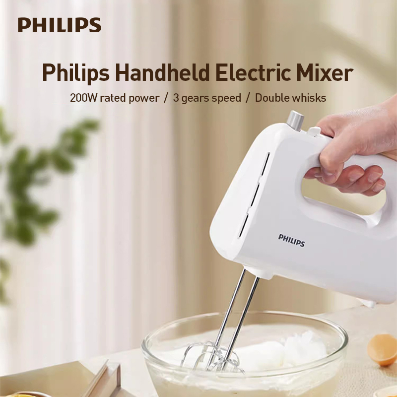 Kitchen Appliances Commercial - Philips Handheld Electric Egg Beater 3-Speed