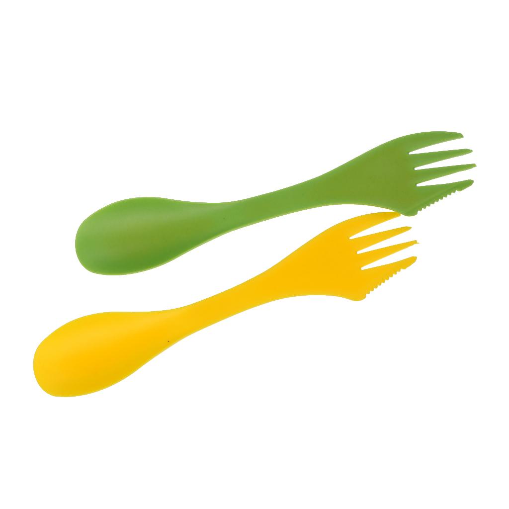 Kitchen Appliances Set - Multi-functional Camping Spork Fork Cutlery Set