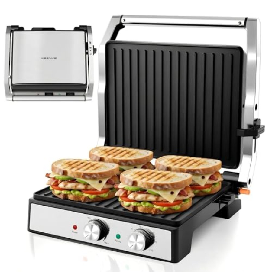 Panini Press Sandwich Maker wi - Sandwich Press Grill recension och pris