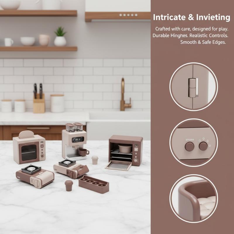 112 Scale Modern Dollhouse Mic - Kitchen Appliances Toys recension och pris