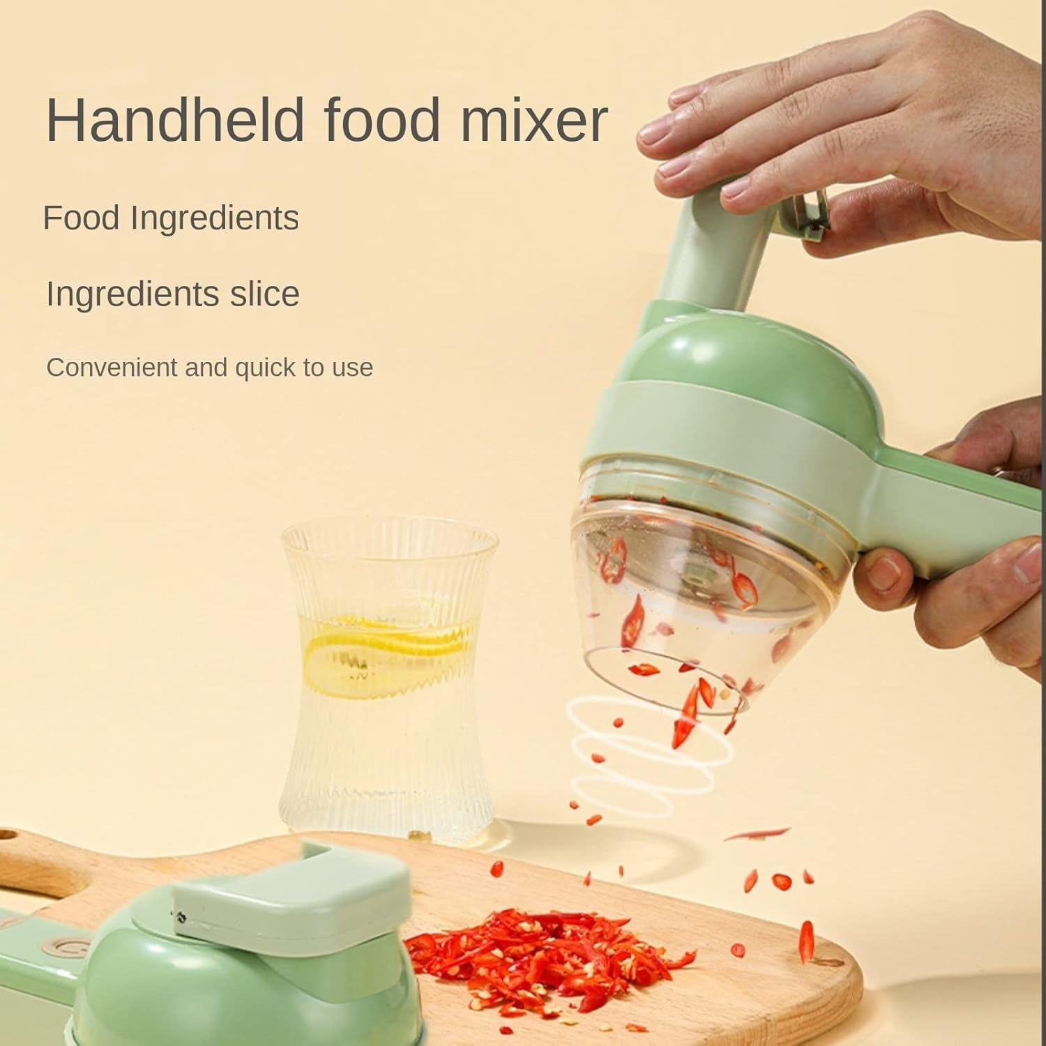 4 in 1 Auto Vegetable Chopper  - Kitchen Appliances Set recension och pris