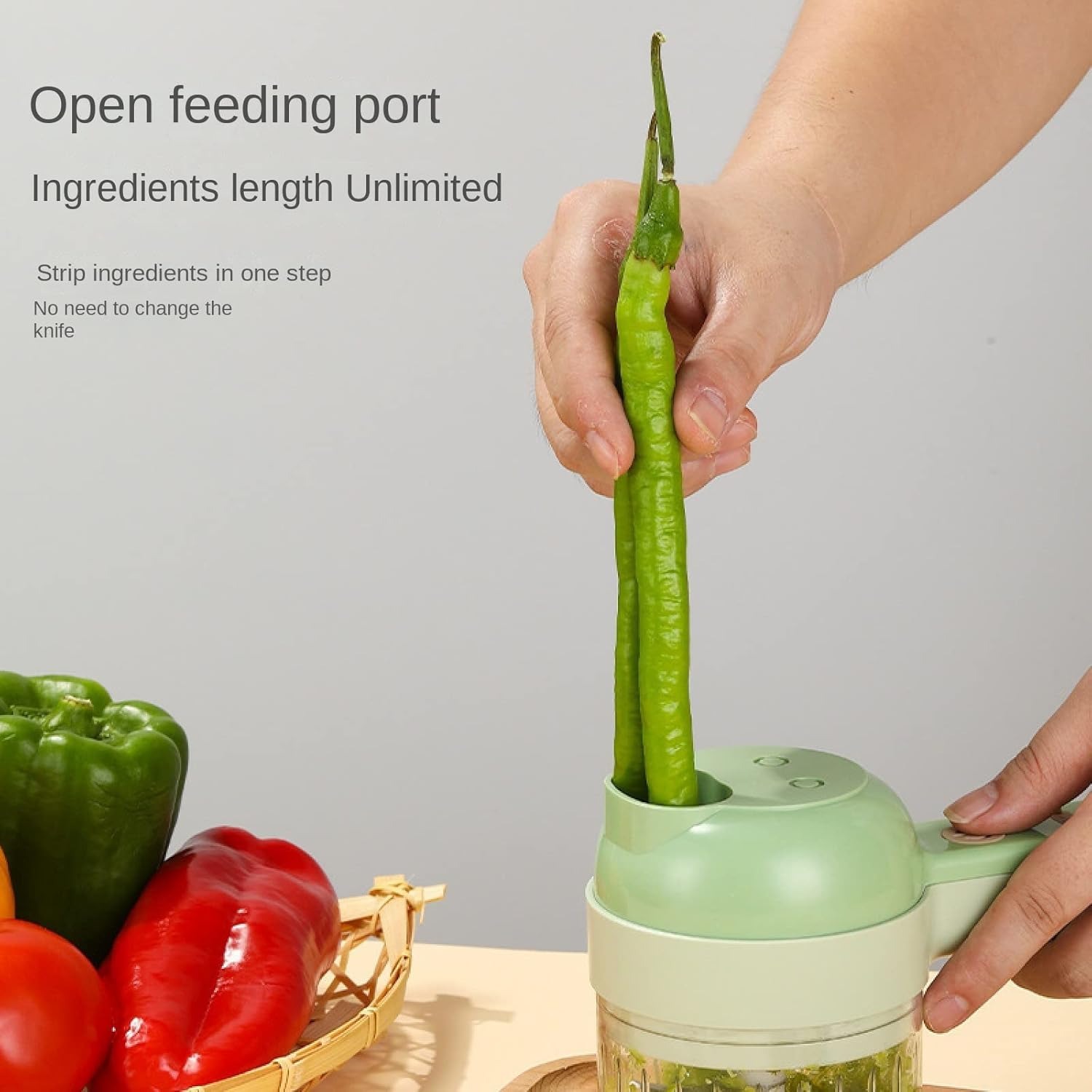 4 in 1 Auto Vegetable Chopper  - Kitchen Appliances Set recension och pris