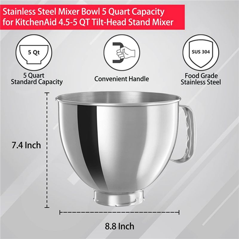 A78E 3X Stainless Steel Mixer  - Kitchenaid Mixer Artisan 5Qt recension och pris