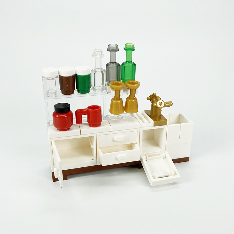 MOC block creative toys kitche - Kitchen Appliances Toys recension och pris