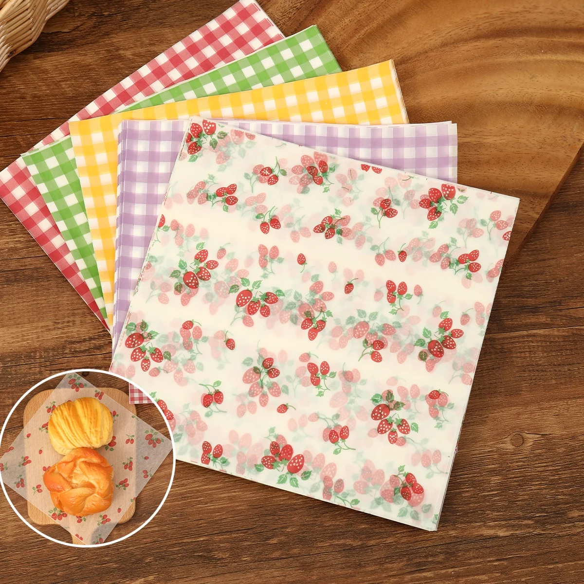 50Pcs Oilproof Wrapping Paper  - Kitchen Appliances Gift recension och pris