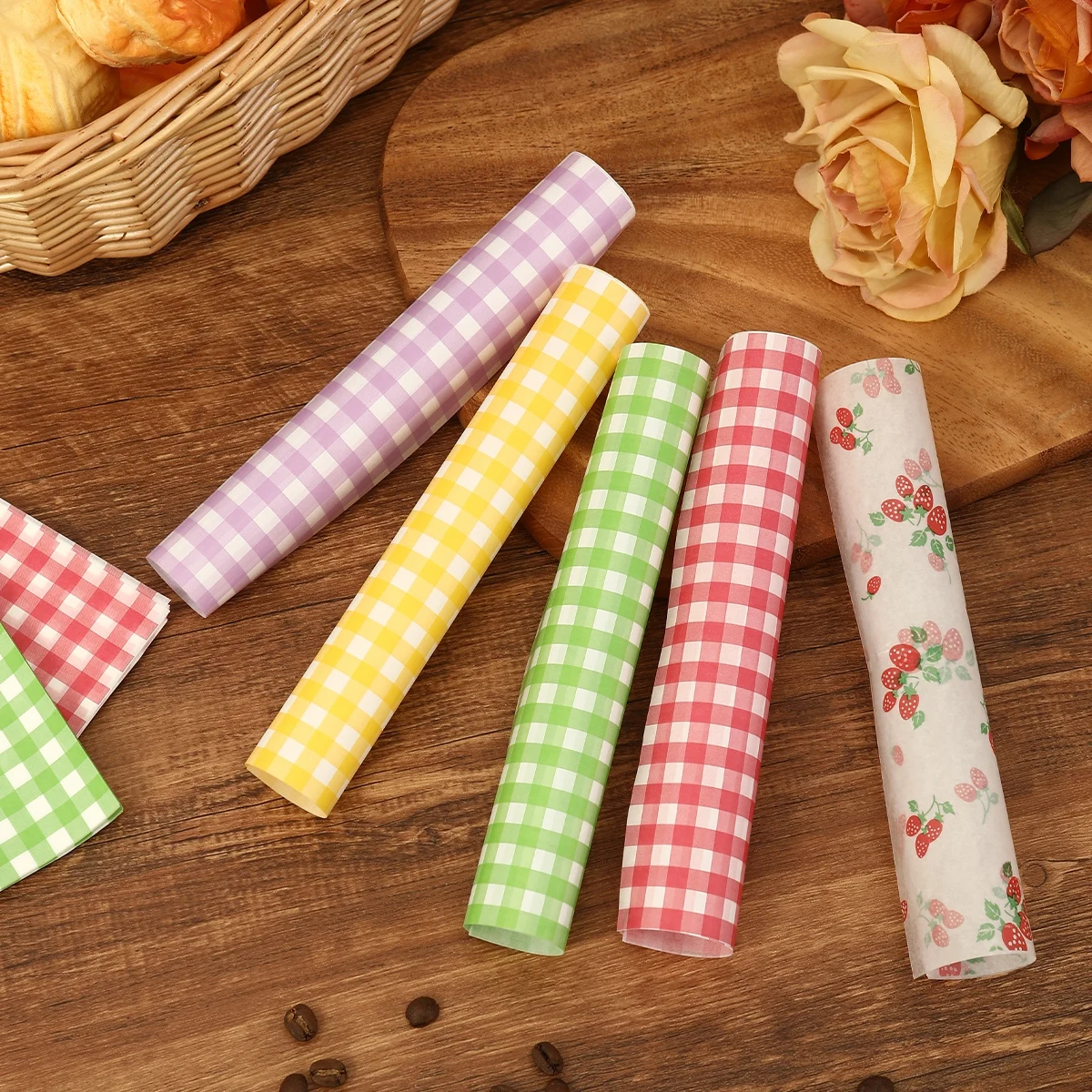 50Pcs Oilproof Wrapping Paper  - Kitchen Appliances Gift recension och pris