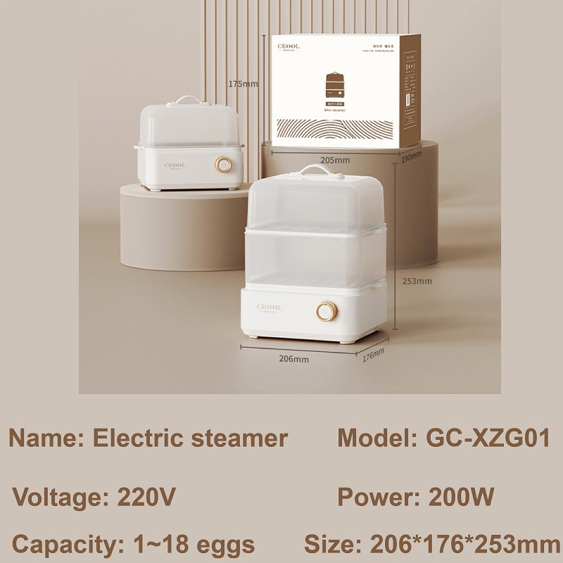 200W Egg Boiler Double Layers  - Egg Cooker Rapid recension och pris