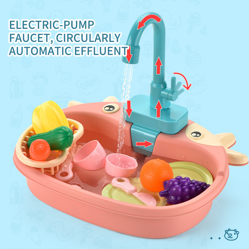 Kids Kitchen Sink Toys Simulat - Kitchen Appliances Toys recension och pris