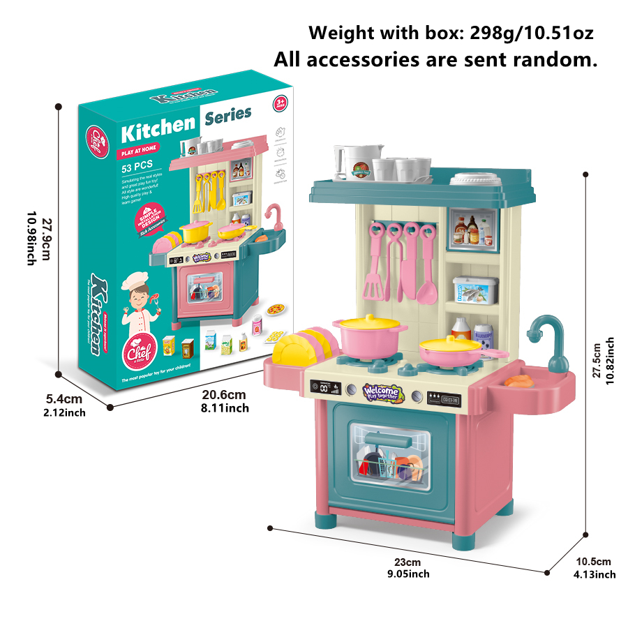 mini 53PCS Pretend Play Kitche - Kitchen Appliances Toys recension och pris