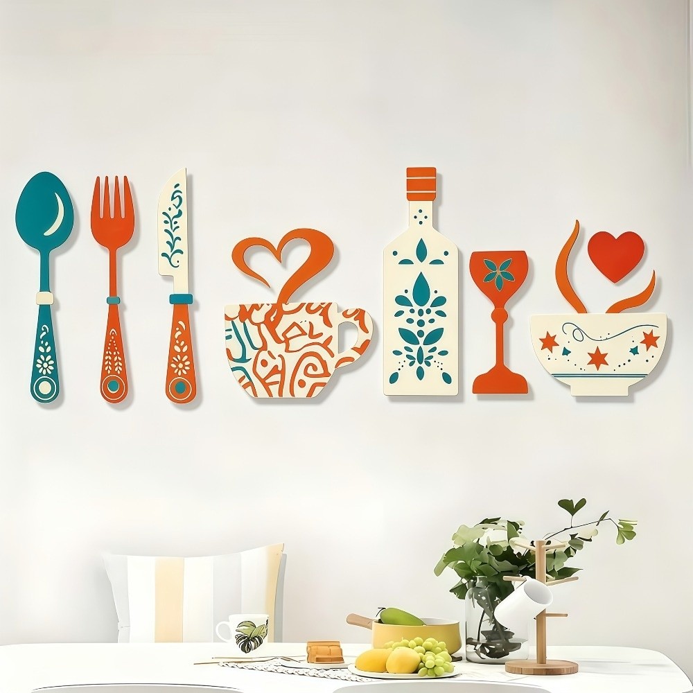 Vintage Wood Floral Kitchen Ut - Kitchen Appliances Set recension och pris