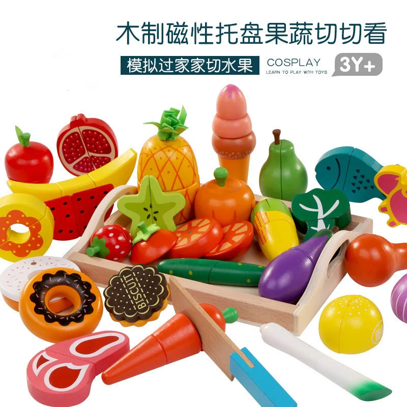 DIY Cute Wooden Cutting Fruit  - Kitchen Appliances Toys recension och pris