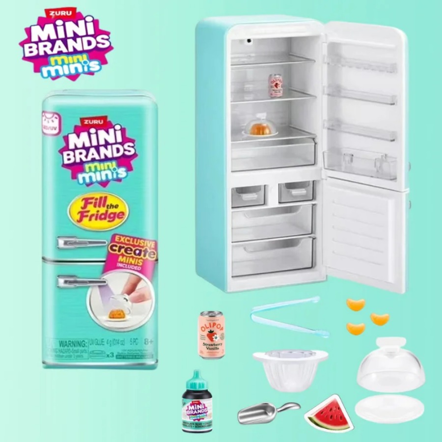 ZURU 5 Surprise Mini Fridge Ba - Kitchen Appliances Toys recension och pris