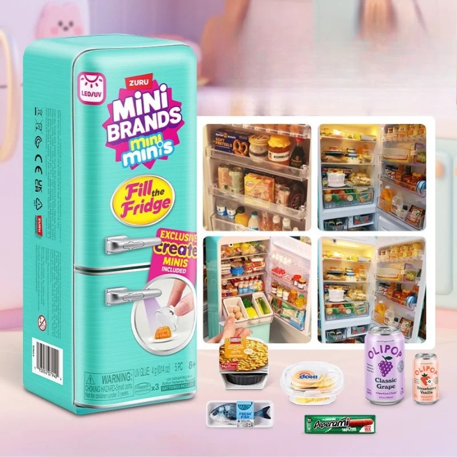 ZURU 5 Surprise Mini Fridge Ba - Kitchen Appliances Toys recension och pris